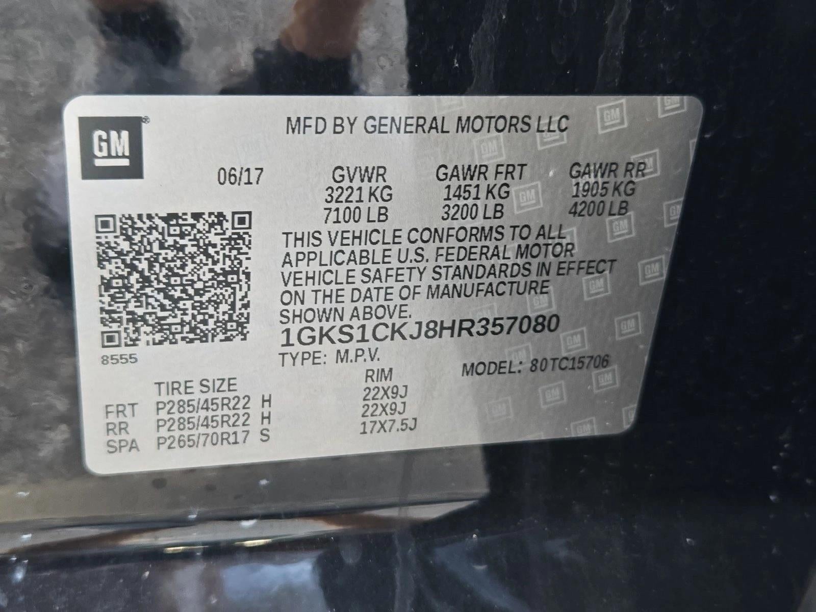 2017 GMC Yukon 2WD 4dr Denali