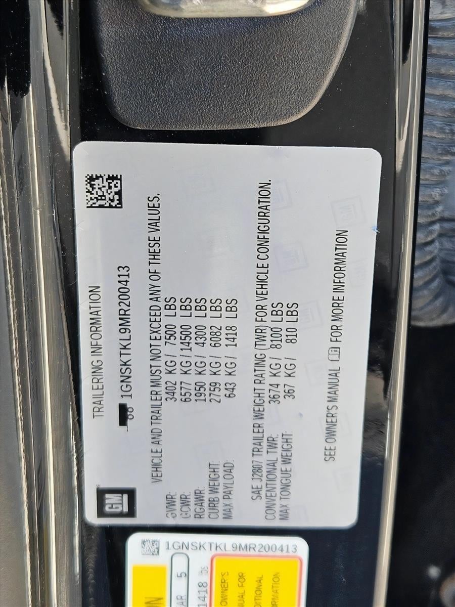 2021 Chevrolet Tahoe 4WD High Country