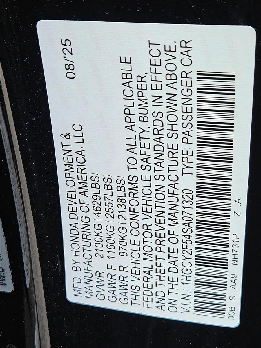 2025 Honda Accord Hybrid Sport Sedan