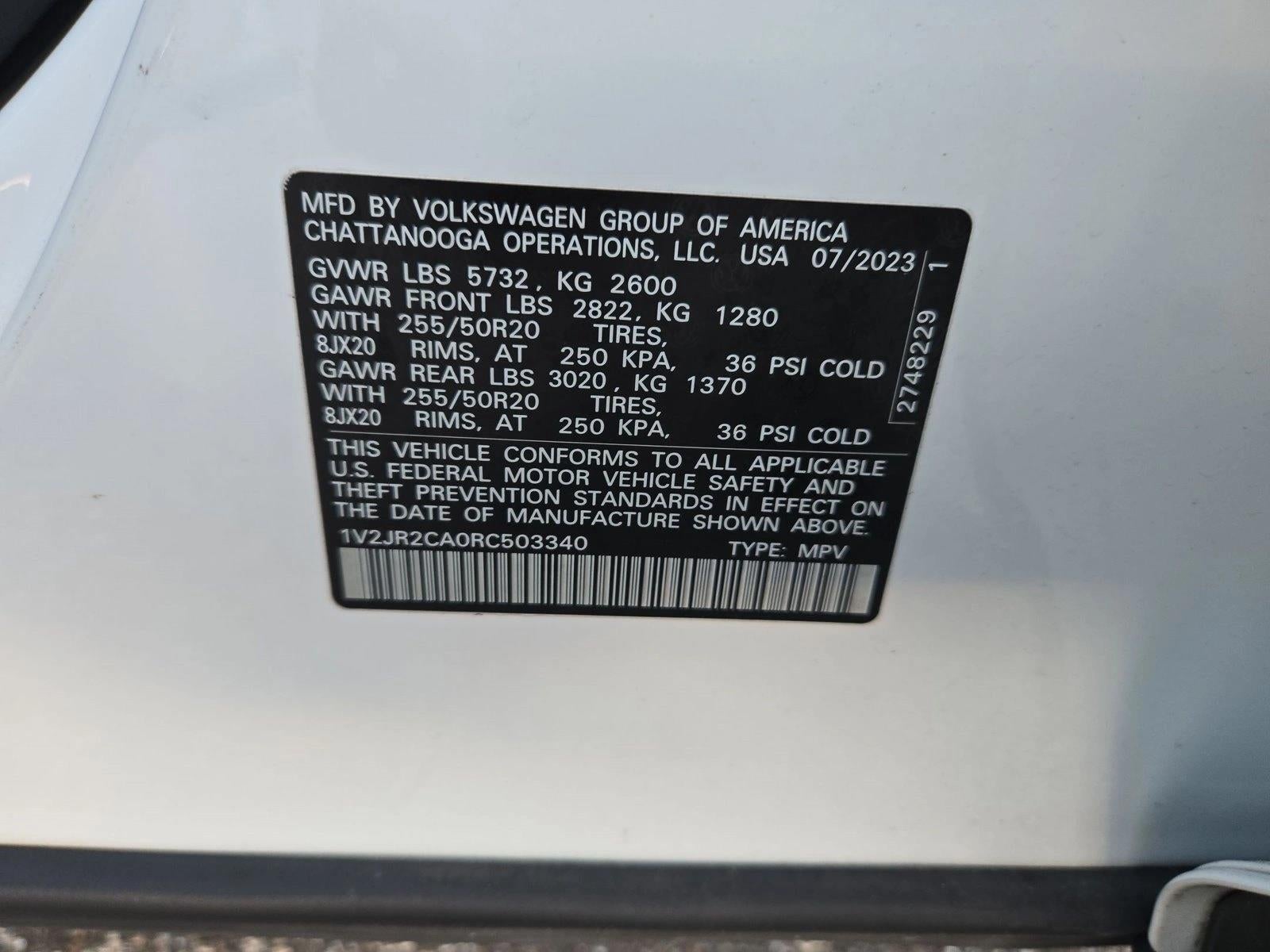 2024 Volkswagen Atlas 2.0T SE w/Technology FWD