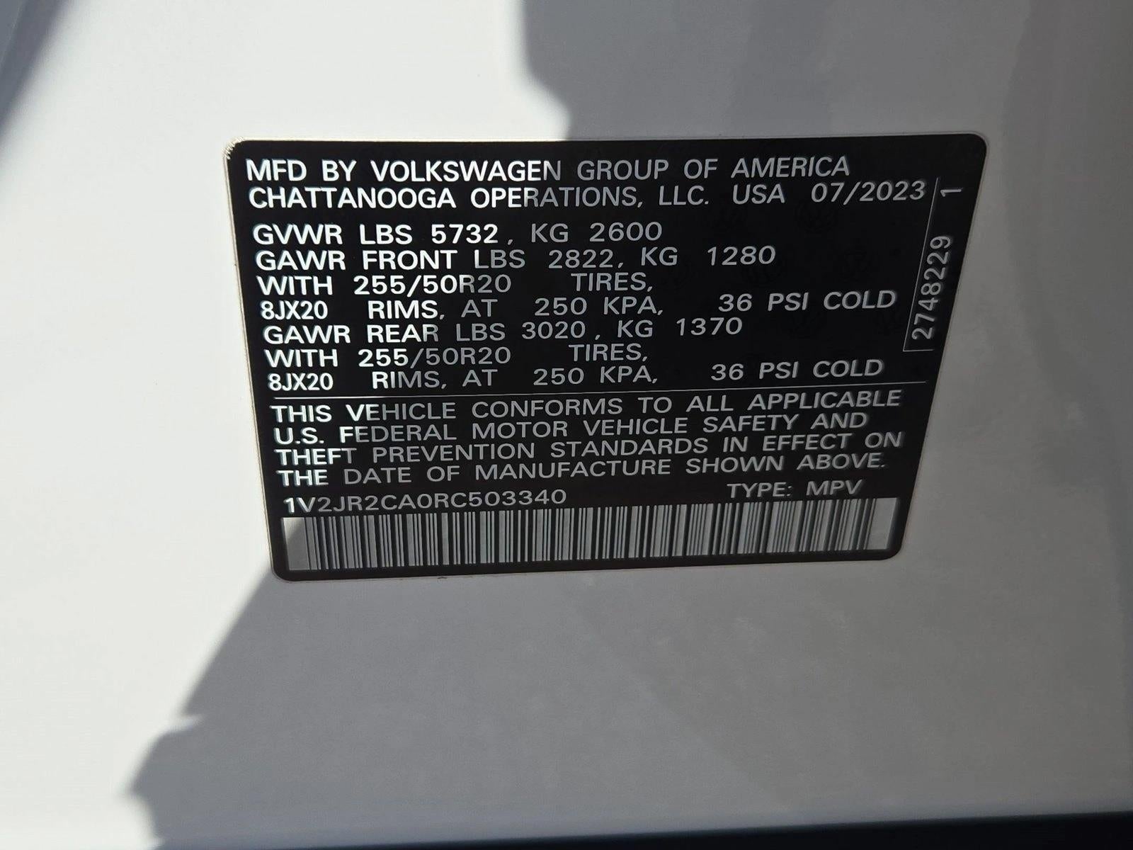2024 Volkswagen Atlas 2.0T SE w/Technology FWD