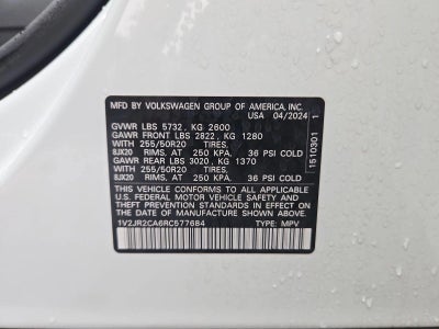 2024 Volkswagen Atlas 2.0T SE w/Technology FWD