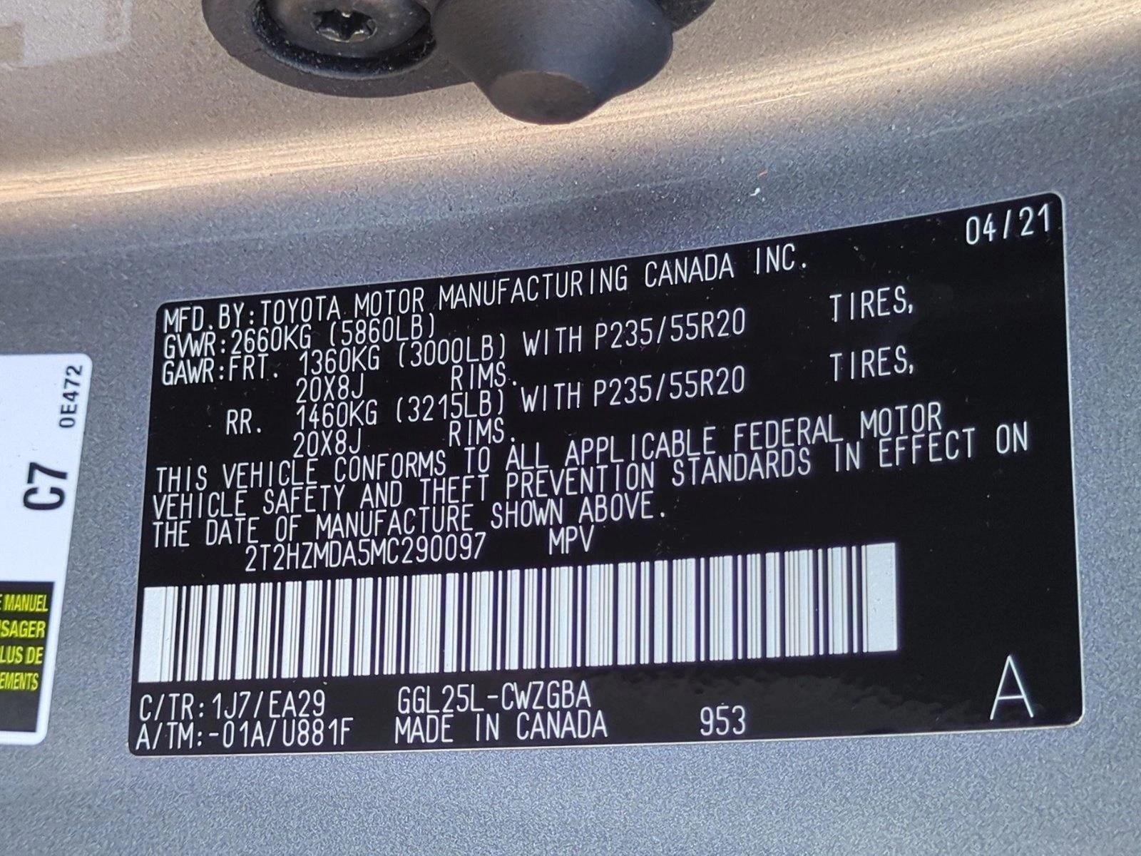 2021 Lexus RX 350 AWD