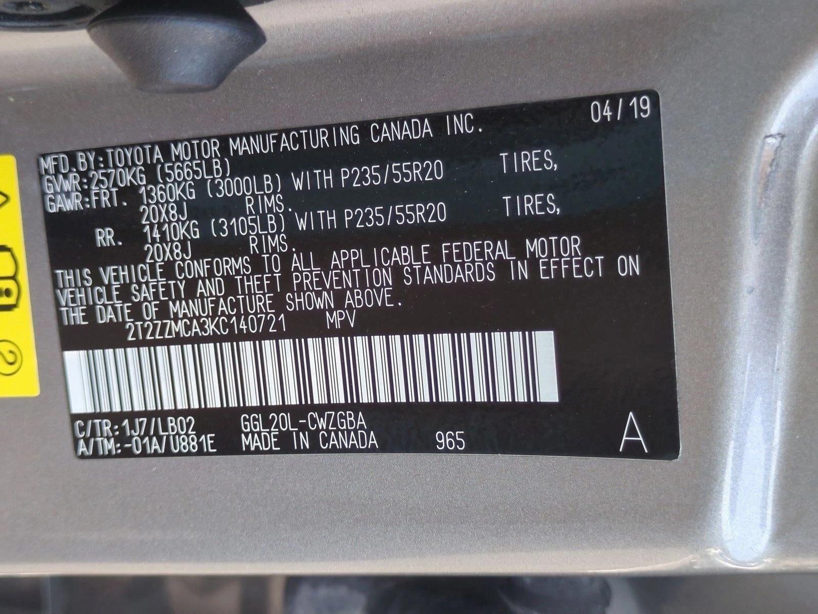 2019 Lexus RX 350 FWD