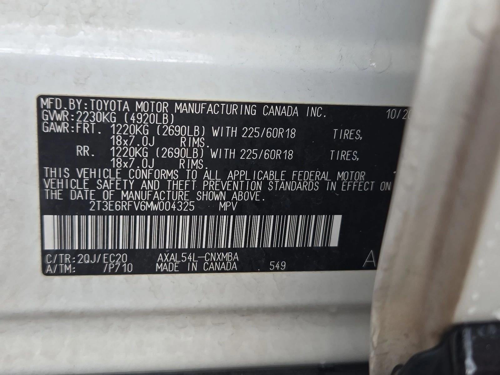 2021 Toyota RAV4 Hybrid XSE AWD (Natl)