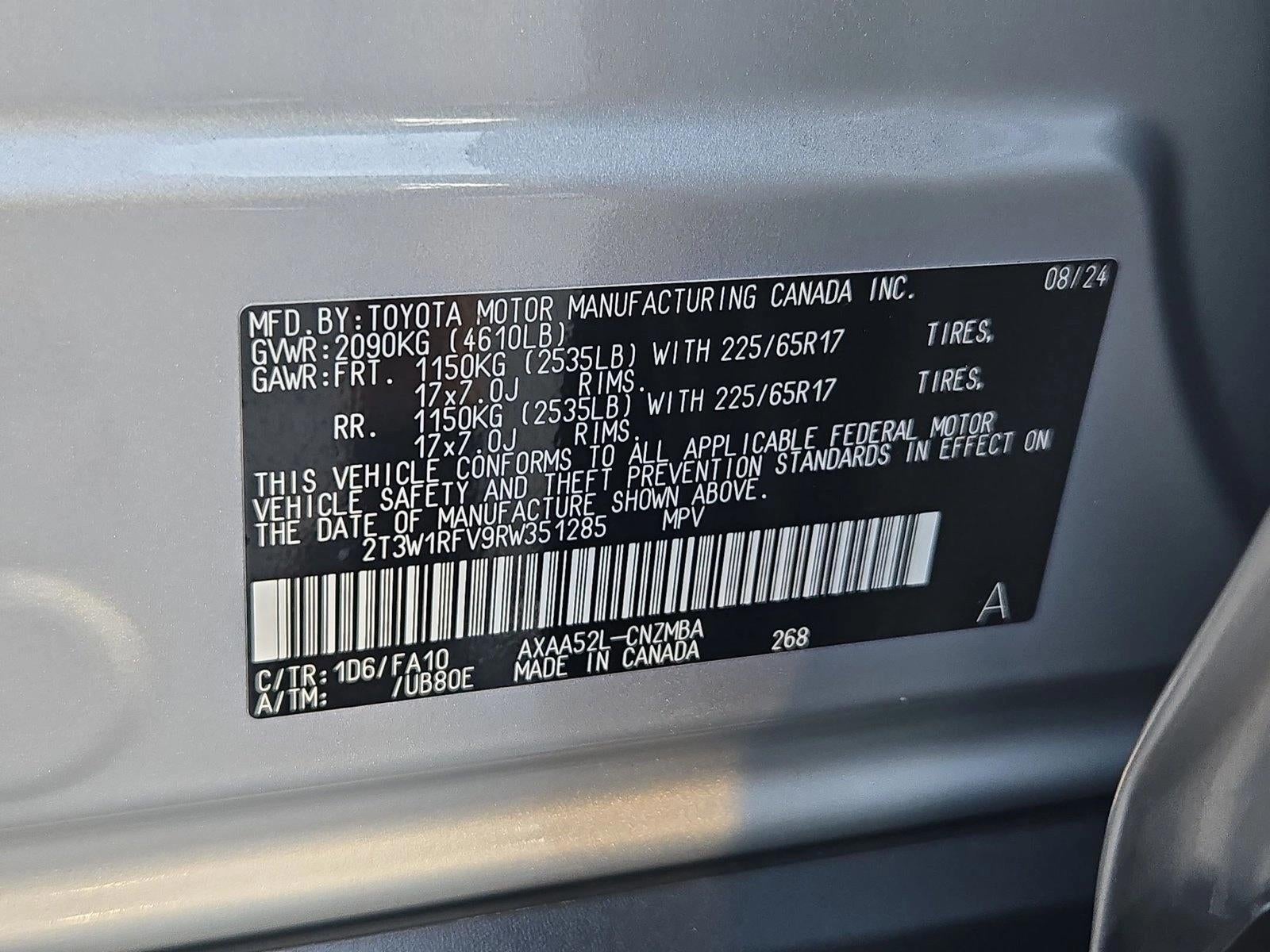 2024 Toyota RAV4 XLE FWD (GS)