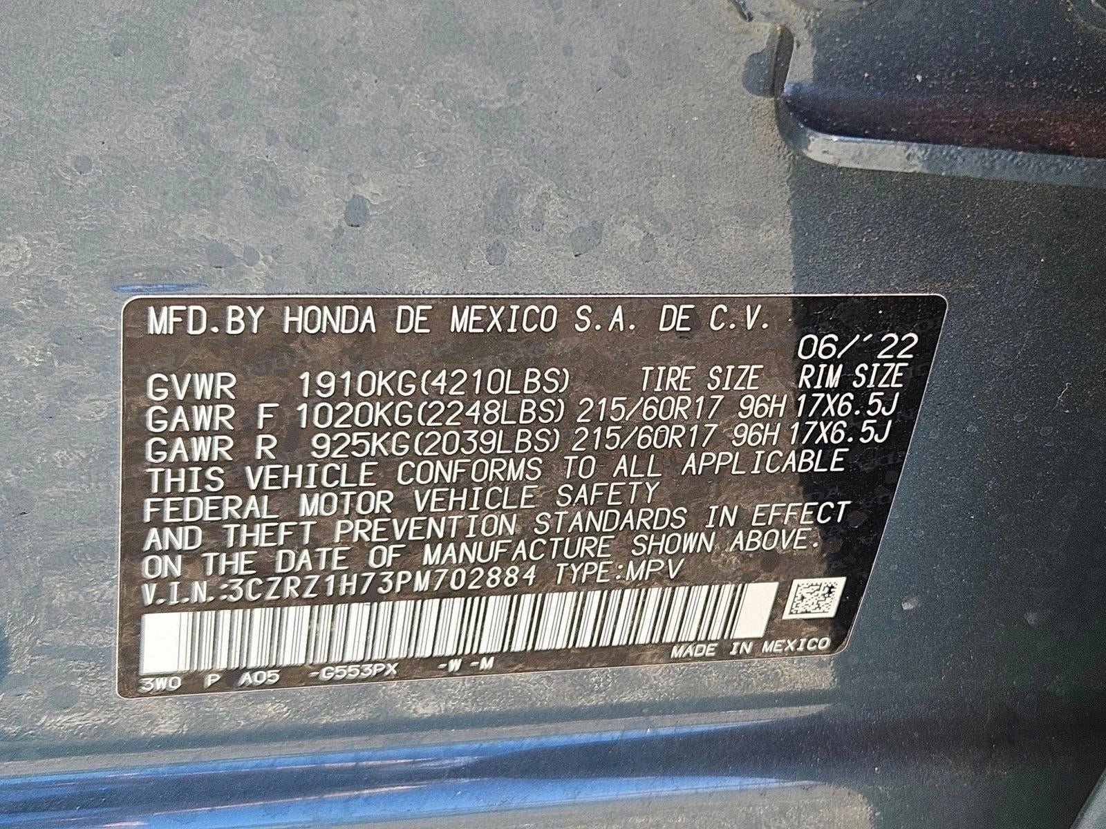 2023 Honda HR-V EX-L 2WD CVT
