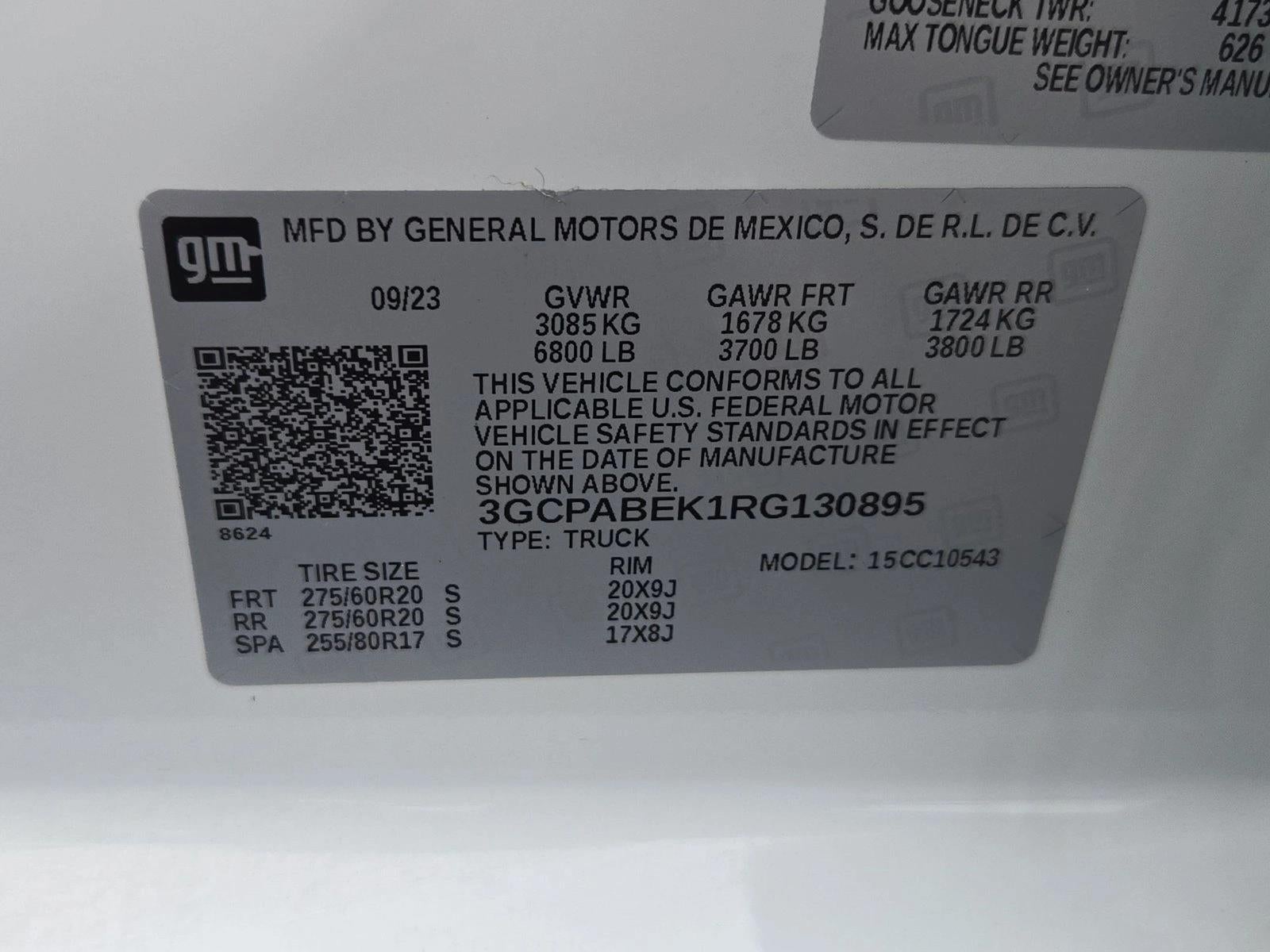 2024 Chevrolet Silverado 1500 Crew Cab Short Box 2-Wheel Drive Custom