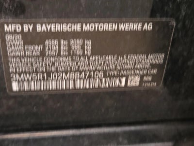 2021 BMW 330i Sedan North America