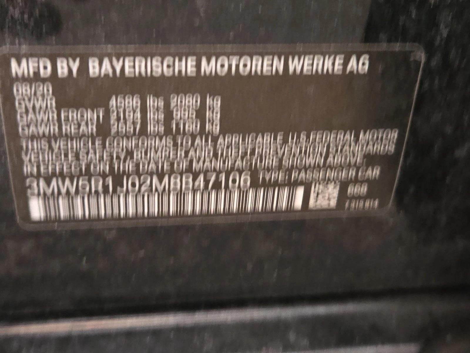 2021 BMW 330i Sedan North America
