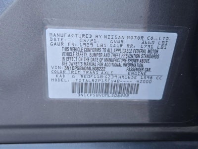 2021 Nissan Kicks S FWD