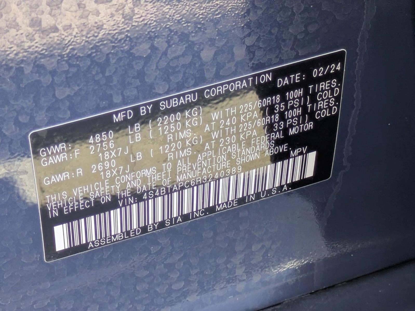 2024 Subaru Outback Touring AWD