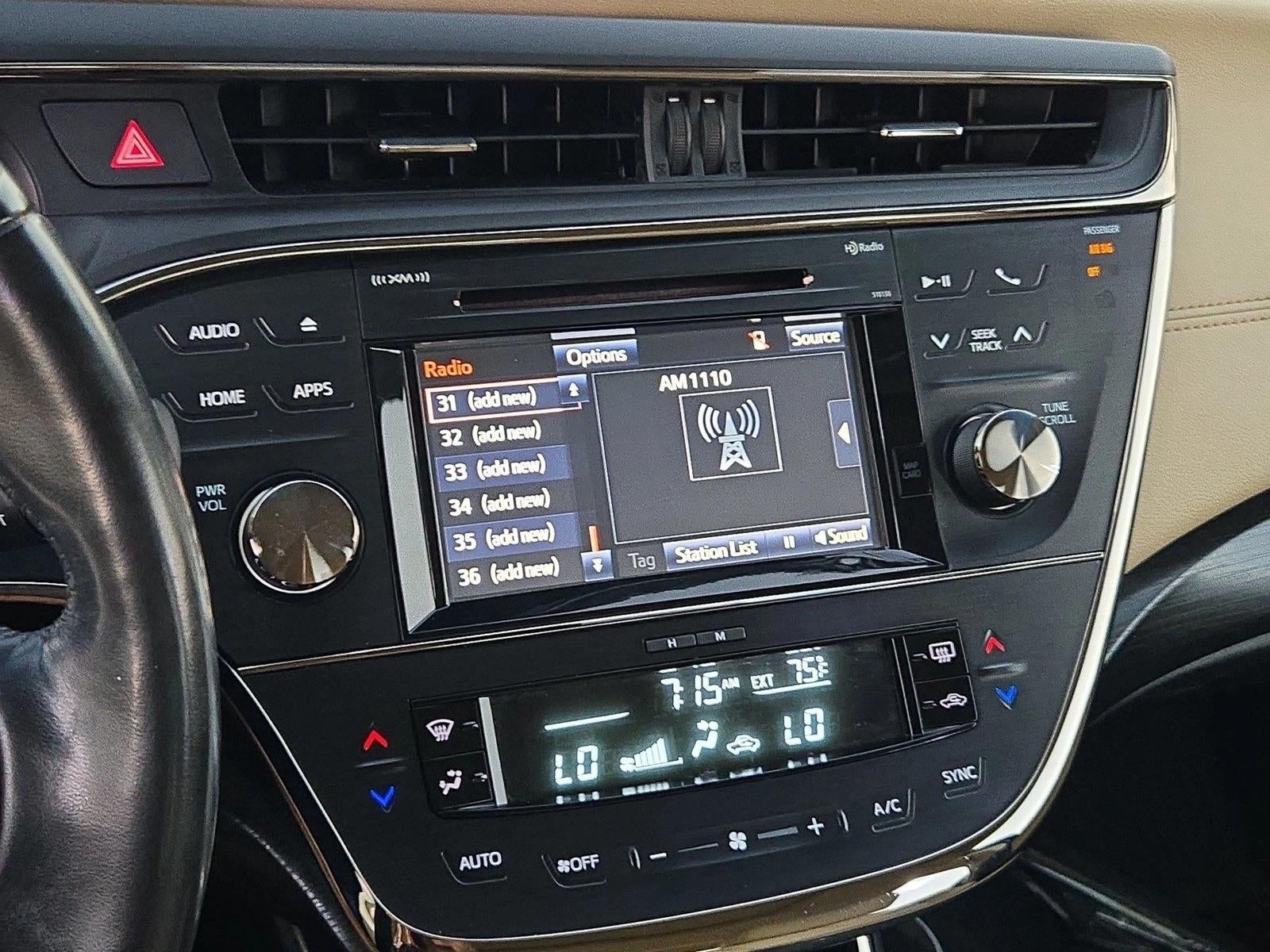 2018 Toyota Avalon Touring (Natl)