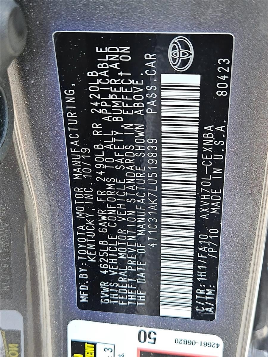 2020 Toyota Camry Hybrid LE CVT (Natl)