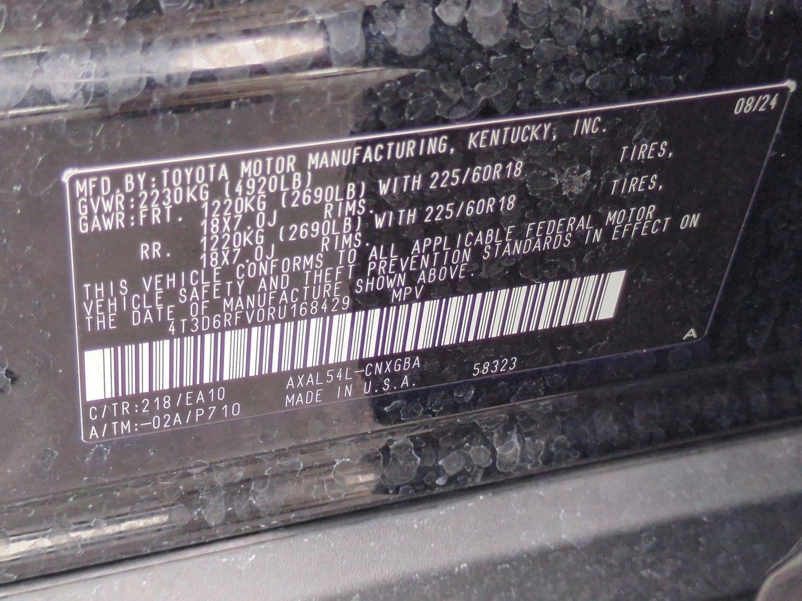 2024 Toyota RAV4 Hybrid Limited AWD (Natl)