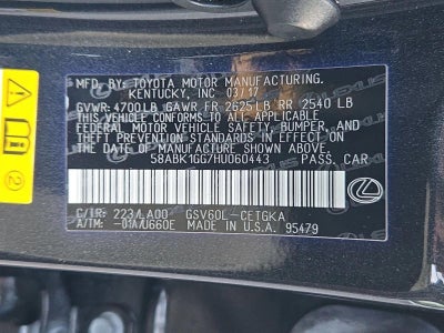 2017 Lexus ES 350 FWD
