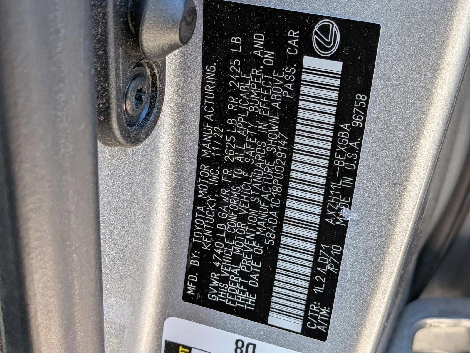 2023 Lexus ES 300h FWD