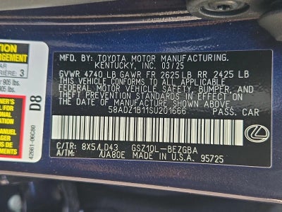2025 Lexus ES 350 FWD