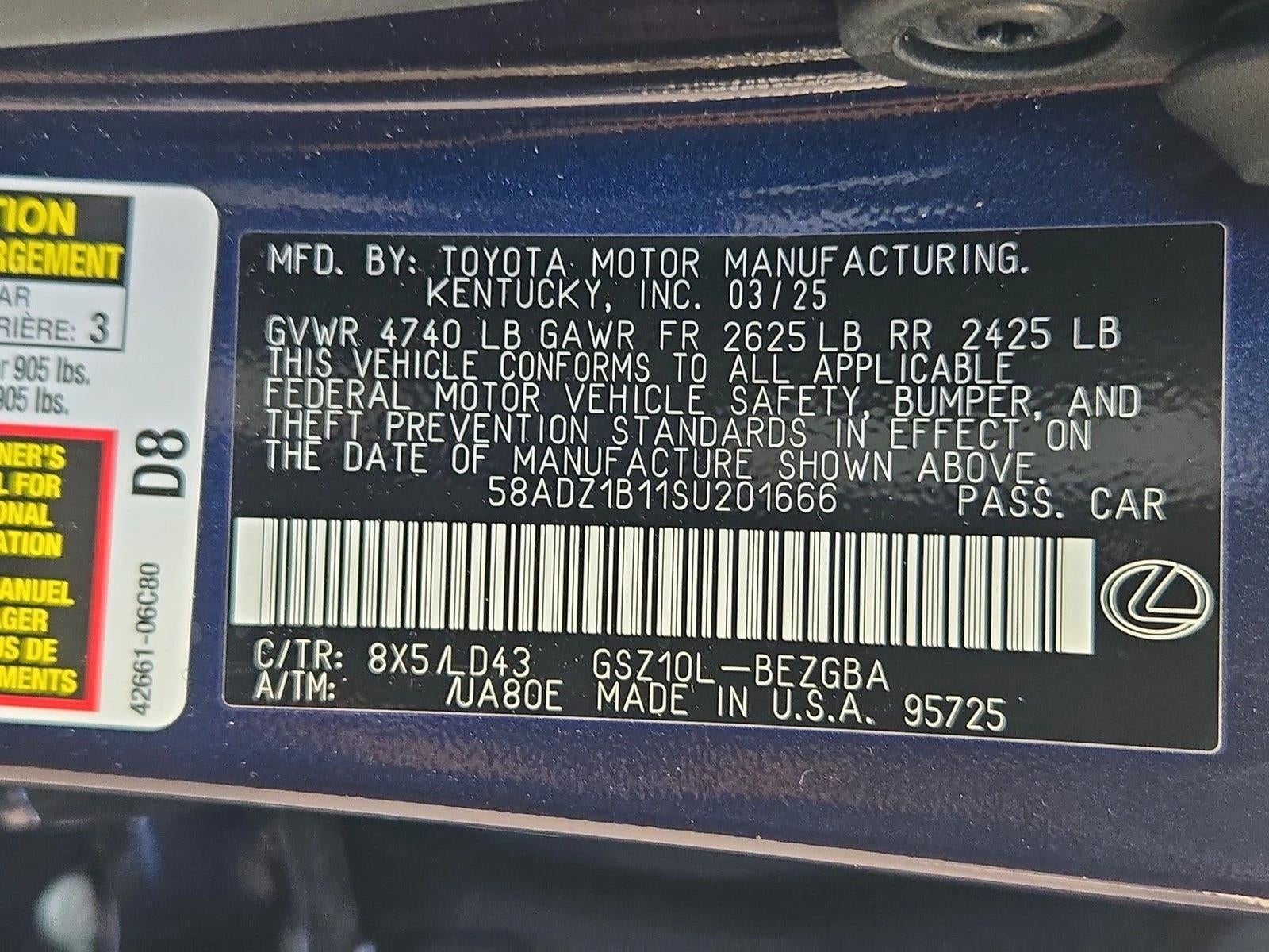 2025 Lexus ES 350 FWD