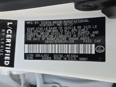2024 Lexus ES 350 FWD