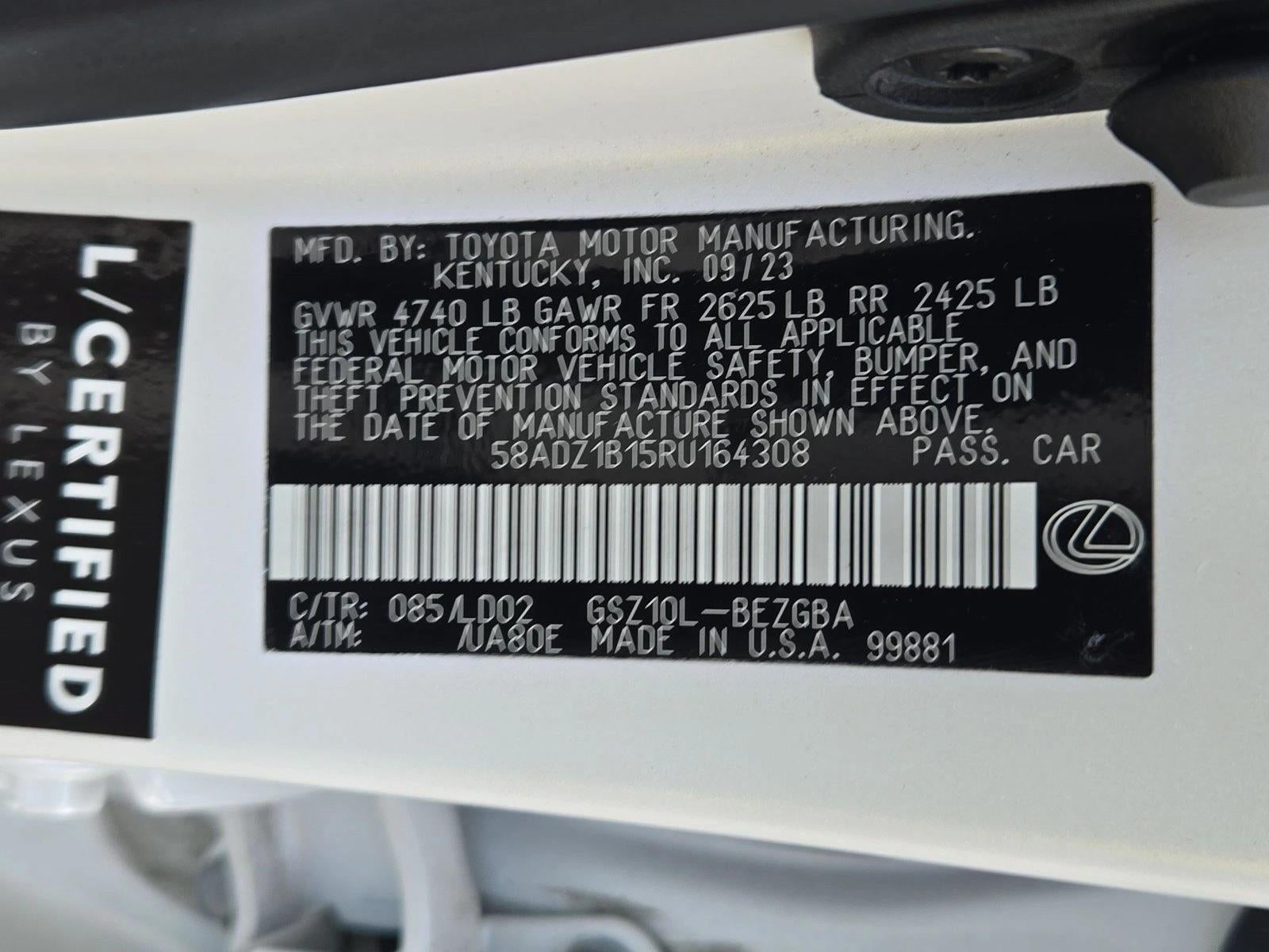 2024 Lexus ES 350 FWD