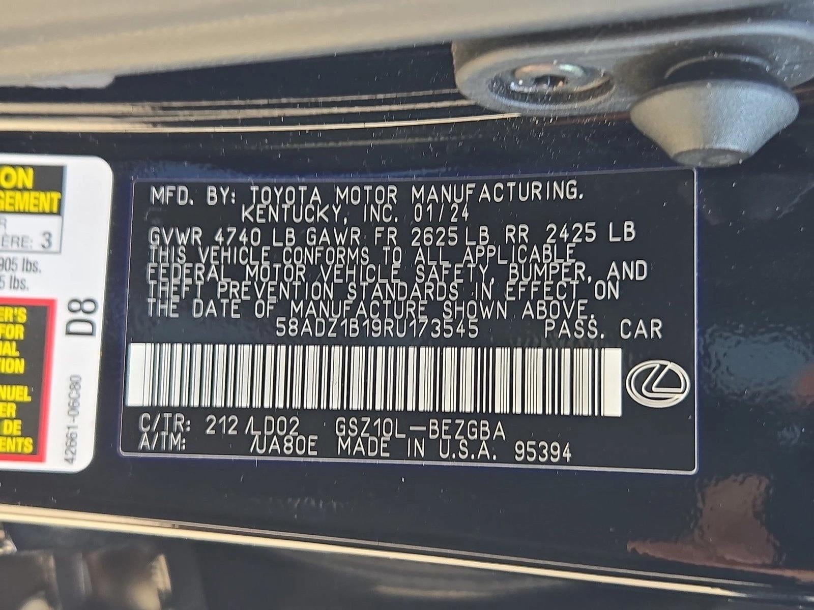 2024 Lexus ES 350 FWD