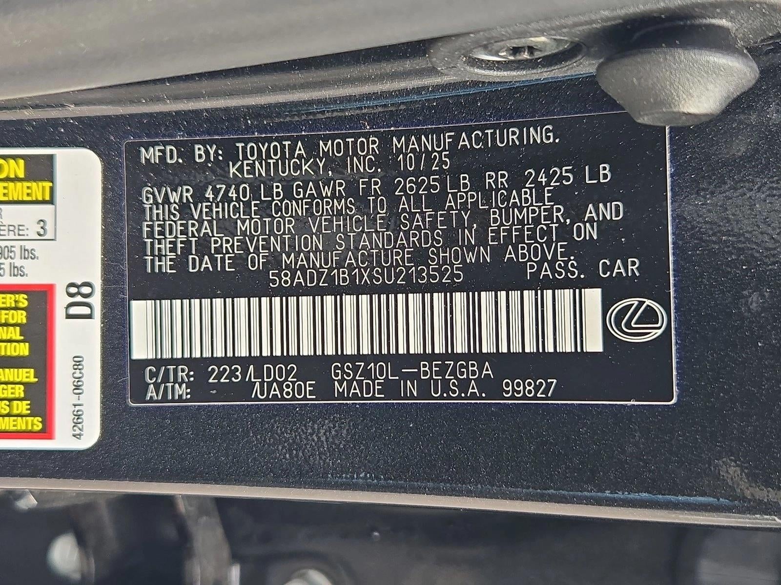 2025 Lexus ES 350 FWD