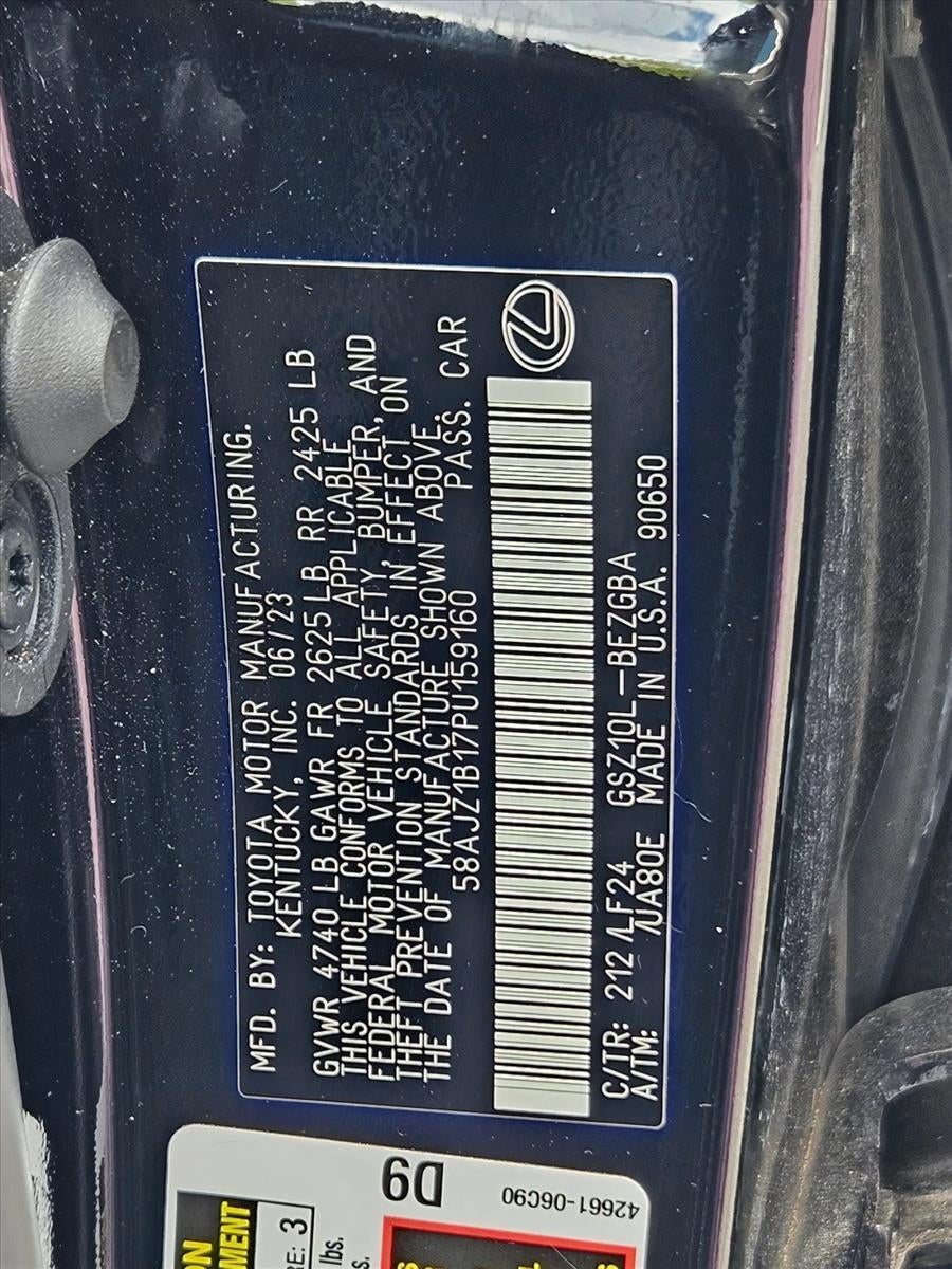 2023 Lexus ES 350 F SPORT Handling FWD