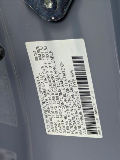 2025 Honda Odyssey Sport-L Auto