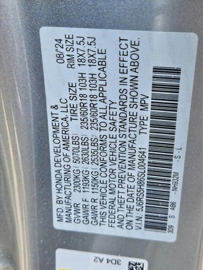 2025 Honda CR-V Hybrid Sport-L FWD