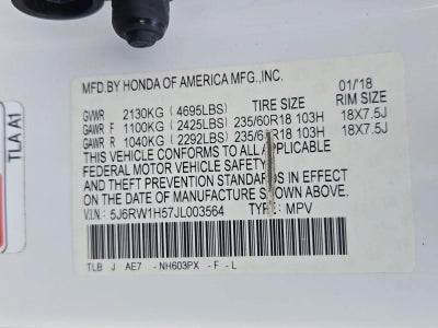 2018 Honda CR-V EX 2WD