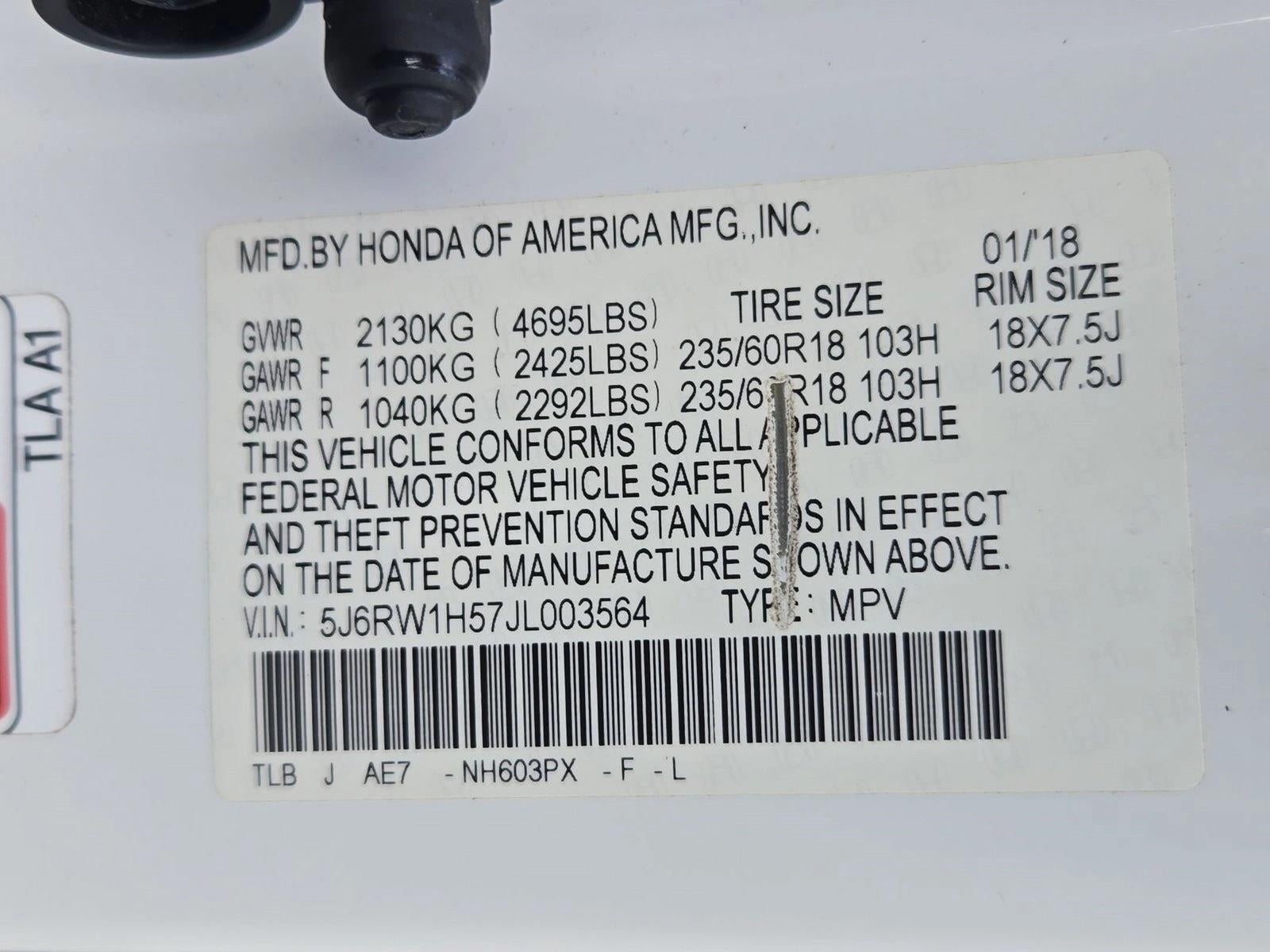 2018 Honda CR-V EX 2WD