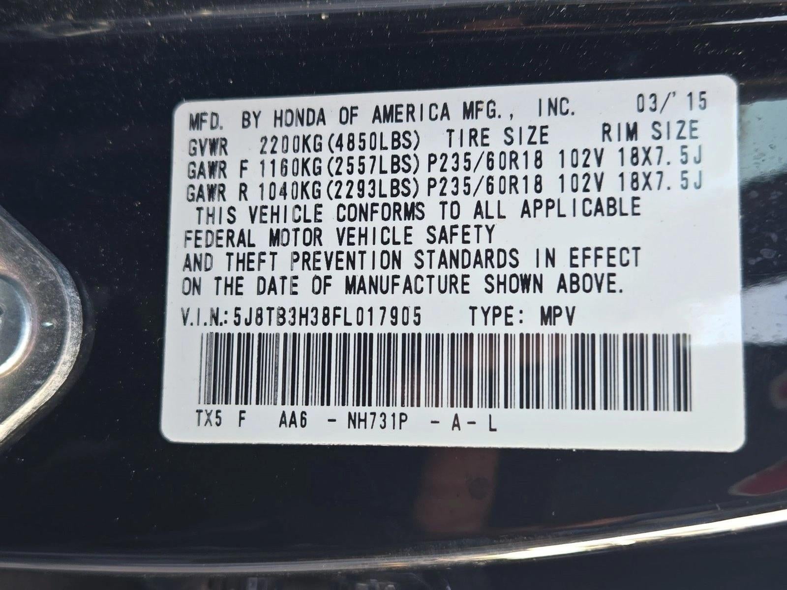2015 Acura RDX FWD
