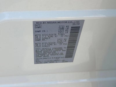 2020 INFINITI QX60 LUXE FWD