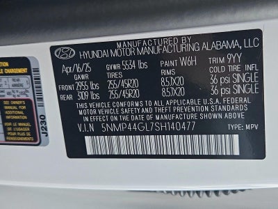 2025 Hyundai SANTA FE Limited FWD