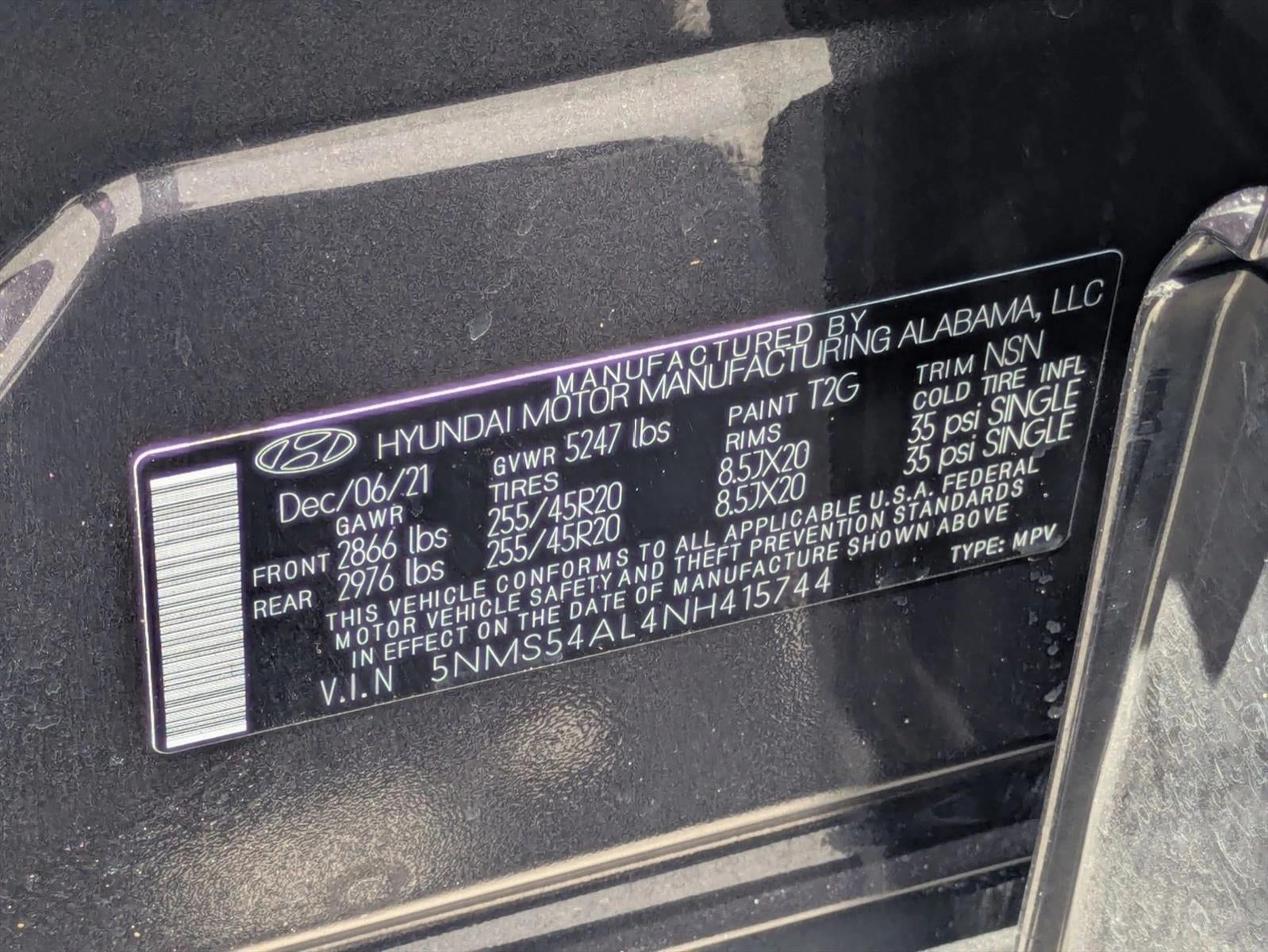 2022 Hyundai SANTA FE Calligraphy FWD