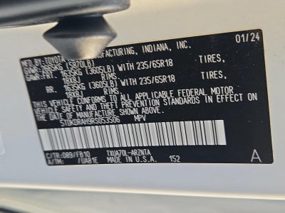 2024 Toyota Highlander LE FWD (GS)