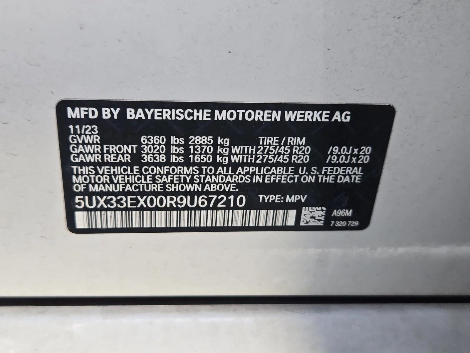 2024 BMW X6 xDrive40i Sports Activity Coupe