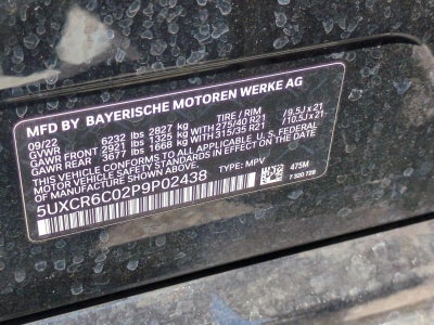 2023 BMW X5 xDrive40i Sports Activity Vehicle