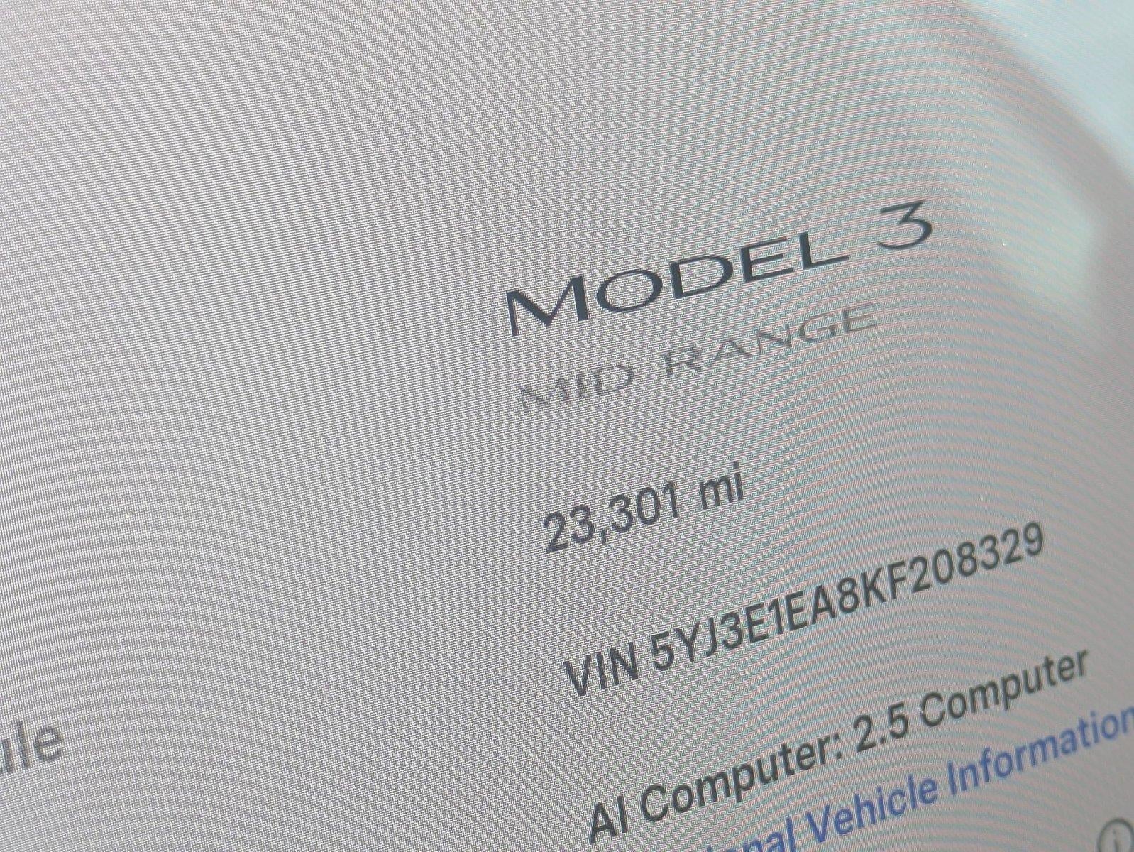 2019 Tesla Model 3 Mid Range RWD *Ltd Avail*