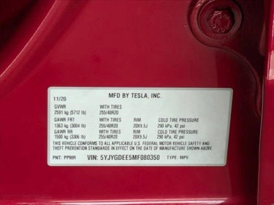 2021 Tesla Model Y Long Range AWD