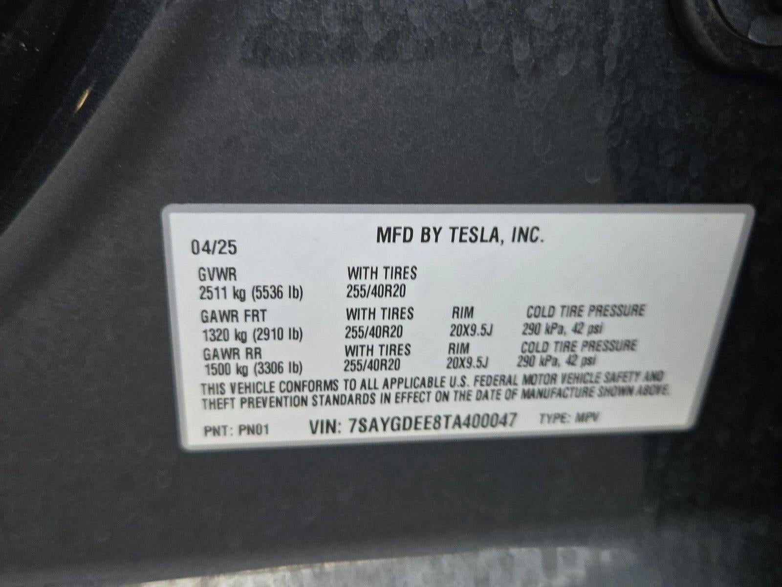 2026 Tesla Model Y Long Range Launch Series AWD *Ltd Avail*