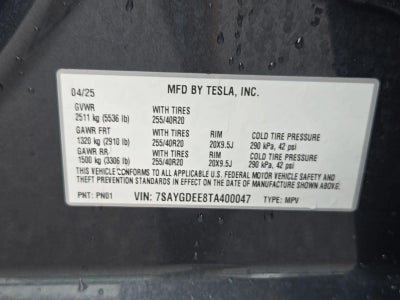 2026 Tesla Model Y Long Range Launch Series AWD *Ltd Avail*