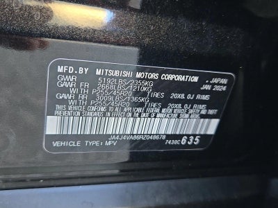 2024 Mitsubishi Outlander SE Black Edition S-AWC