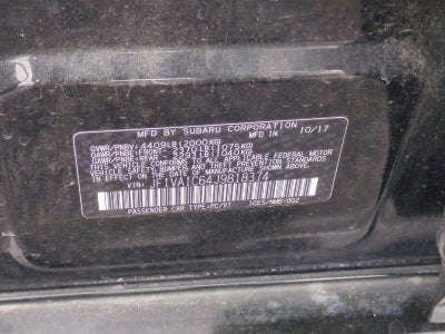 2018 Subaru WRX Premium Manual