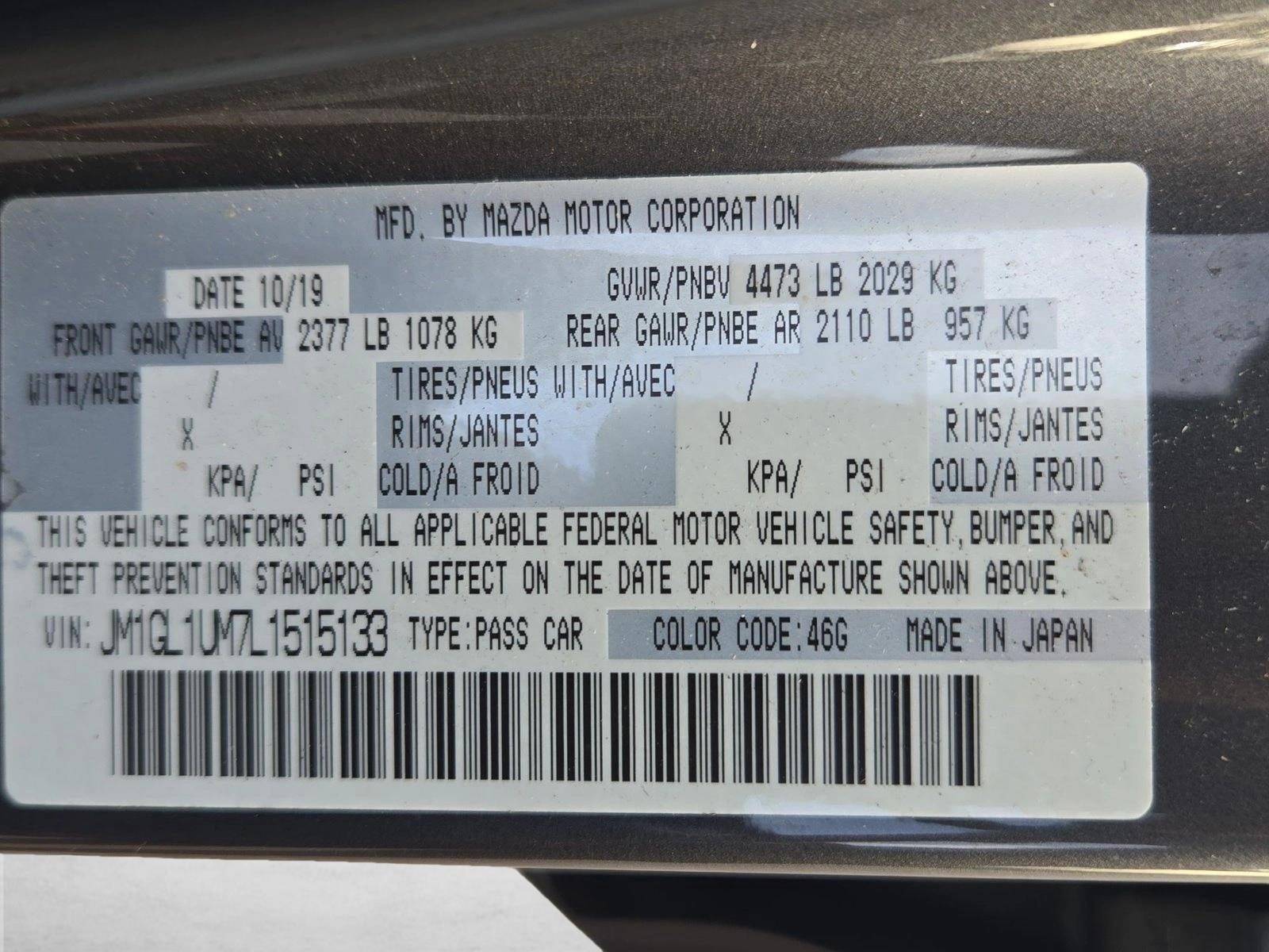 2020 Mazda Mazda6 Sport Auto