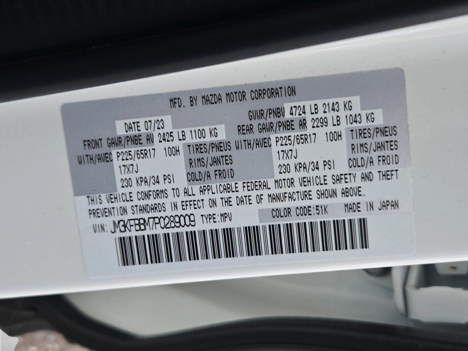 2023 Mazda Mazda CX-5 2.5 S Select Package AWD