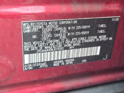 2021 Toyota Venza XLE AWD (SE)