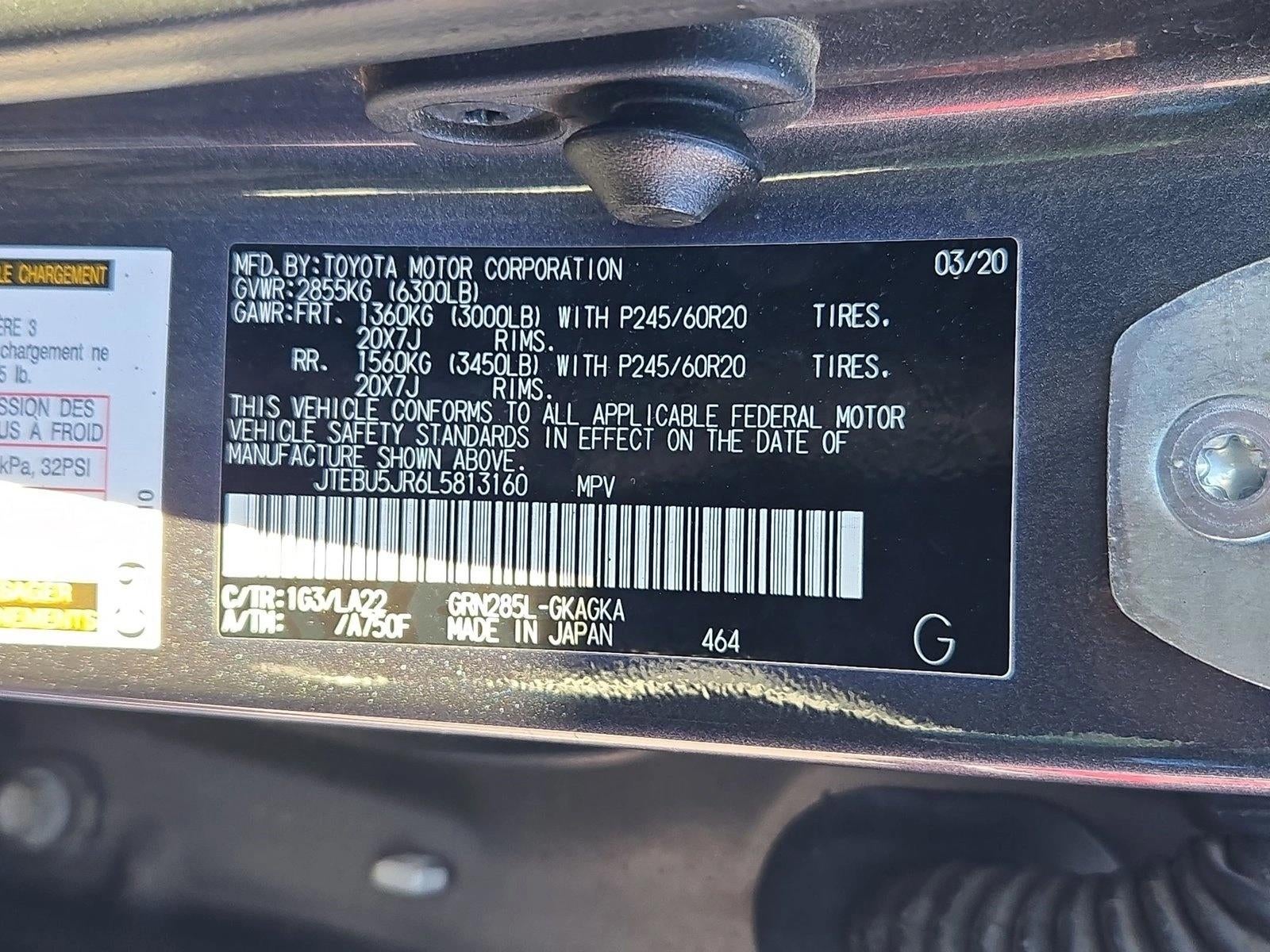 2020 Toyota 4Runner Limited 4WD (Natl)