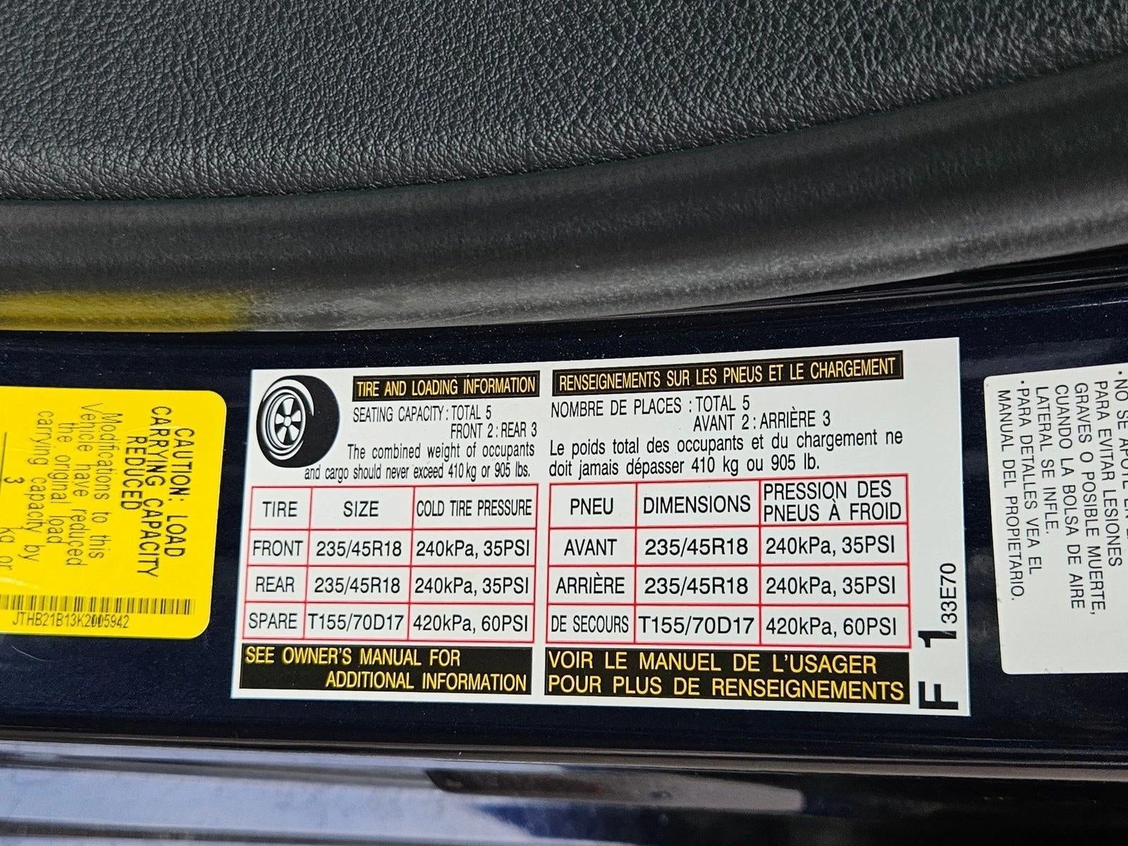 2019 Lexus ES 300h Luxury FWD